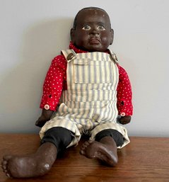 16' Black Americana Doll - Marked As Shown In Pictures