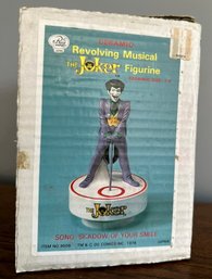 1978 D.c. Comics - Revolving Musical Box 'The Joker'  Never Removed From Box