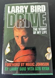 1989, Larry Bird Signed Book - 'larry Bird Drive, The Story Of My Life' 1st Edition