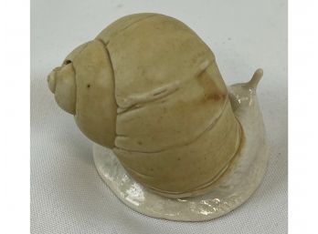 Snail Sculpture, Signed Acka Sebardt,  Dated 1983