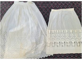 Pair Of Antique Petticoats