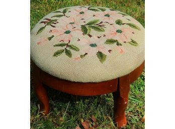 Small Needlepoint Stool