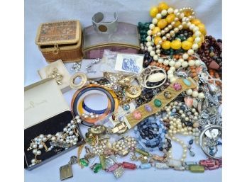 Estate Lot Of Costume Jewelry