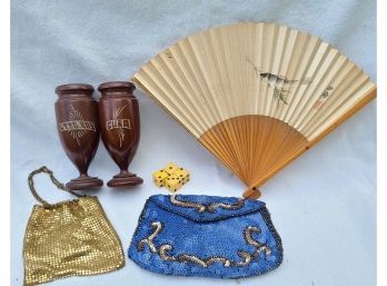 Gold, Whiting & Davis Purse & Misc. Lot