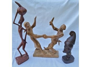 Lot Of Wooden African Figures