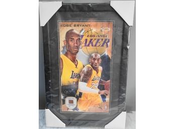 Kobe Bryant Limited Edition 2015-2016 Season - Portion Of Team Used Basketball With COA