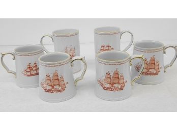 Lot Of Copeland Spode Trade Winds Cups & Mugs