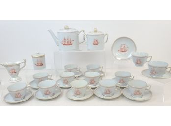 30 Piece - Fine, Copeland Spode Trade Winds Tea Set