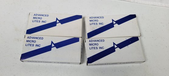 Lot Of 4 Boxes With Advanced Mocro Lites Bulbs