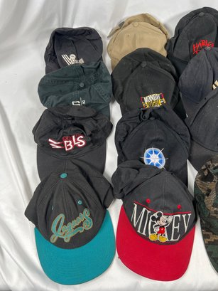 Group Of 20 Assorted Caps Hats