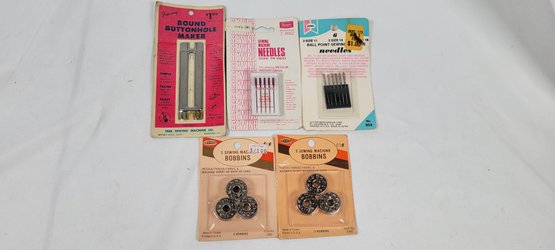 Lot Of Various Parts For Sewing Machine