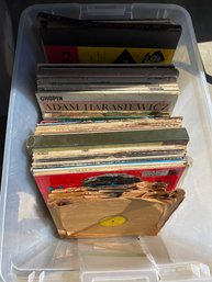 Box 2 With ~70 Records Various Styles, Genres Of Music As Is