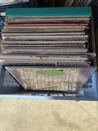 Box 7 With ~50 Records Various Styles, Genres Of Music As Is