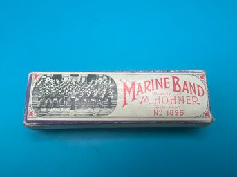 Vintage M. Hohner Marine Band Harmonica