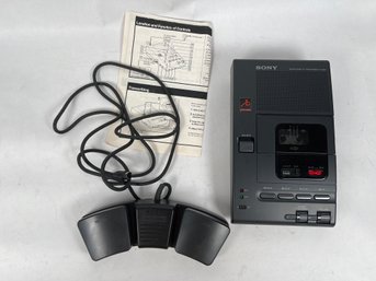 Sony MicroCassette-Transcriber M-2000 Untested No Cord