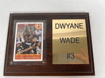 Dwyane Wade #3 Plaque Miami Heat