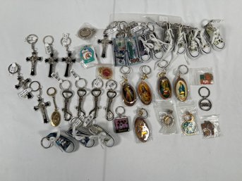37 Assorted Keychain New And Pre-owned