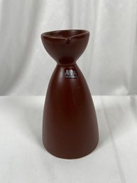 Porcelain Brown Sake Carafe By ASA