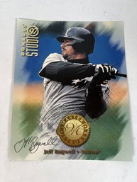 Jeff Bagwell Donruss Limited Edition 0235/5000 8' X 10' Master Strokes Card
