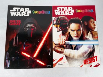Two Star Wars Resist & Rule The Galaxy Dreamtivity StickerTivity Books NEW UNUSED