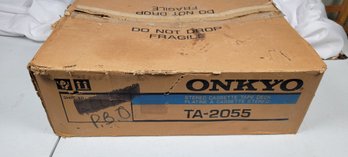 Vintage ONKYO TA-2055 Stereo Audio Cassette Tape Deck Recorder