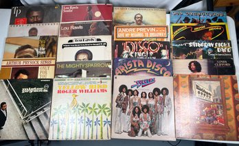 Box 1 With ~60 Records Various Styles, Genres Of Music As Is