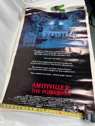 Three 1982 Original Amityville II : The Possession Movie Poster 39.5' By 26.5'