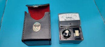 Vintage Allied Impex Corp. Soligor Flash Meter W/ Case