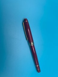 Vintage Monblant Dark Red Bordeaux Ball Pen