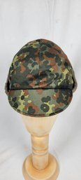 German Army Flecktarn Cold Weather Winter Field Cap Hat Cover Surplus Size 58