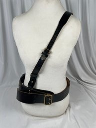 Sam Browne Belt With Shoulder Strap