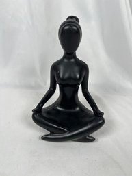 Resin Yoga Pose Lady Statue Figurine Meditation Posture Home Desktop Decoration