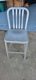 Vintage Aluminum Bar Stool