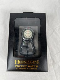 Hennessey Pocket Watch Carabiner And Compass