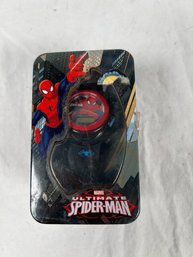 Ultimate Spider-Man LCD Kids Watch In Metal Case