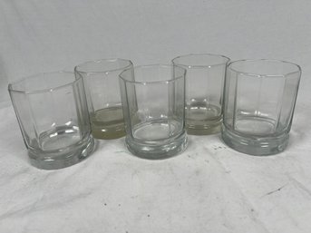 5 Glasses Double Old Fashioned Essex Clear By ANCHOR HOCKING