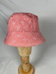 Louis Vuitton LV Style Pink Bucket Hat