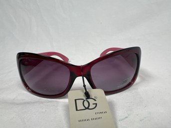 Ladies Burgundy Sunglasses New