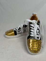 Christian Louboutin Style Tricolor Sneakers Size 7