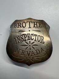 Old West Style Brothel Inspector Nevada Badge