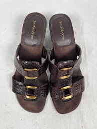 Liz Claiborne Vivian Women's Brown Sandals Size 7M