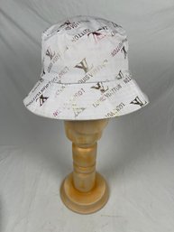 Louis Vuitton LV Style White Bucket Hat