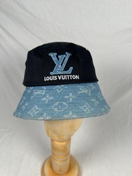 Louis Vuitton LV Style Blue & Black Bucket Hat