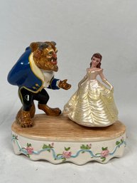 Walt Disney's Beauty And The Beast Dancing Belle Music Box Made By Schmid