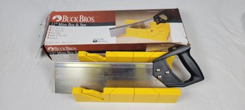 Buck Bros 12' Mitre Box With 14' Backsaw