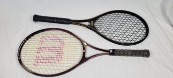 Lot Of Two Tennis Racquet  Dunlop Wilson