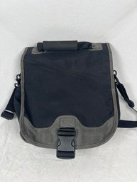 Kensington Black Messenger Shoulder Backpack Laptop Saddle Bag