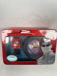 Nascar #8 Dale Earnhardt Jr Watch & Clock Gift Set