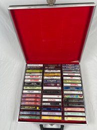 45 Cassette Tape Lot W/ Box All Star Vocalists, Paul Anka, Celine Dion, BB King