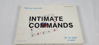 Vintage Intimate Commands Board Game Adult Command Enterprises 1985